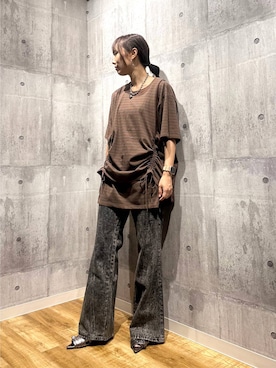 「PAGEBOY（ページボーイ）のアイテム」を使った、がんちゃんさん（レディース・156cm）の秋コーディネート