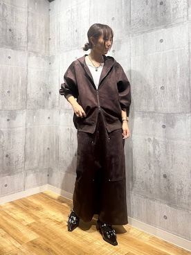 「アイテム（スカート）」を使った、がんちゃんさん（レディース・156cm・30代）の秋コーディネート
