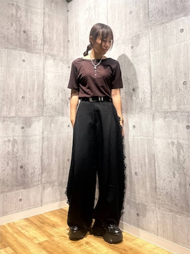 「PAGEBOY（ページボーイ）のアイテム」を使った、がんちゃんさん（レディース・156cm）の秋コーディネート