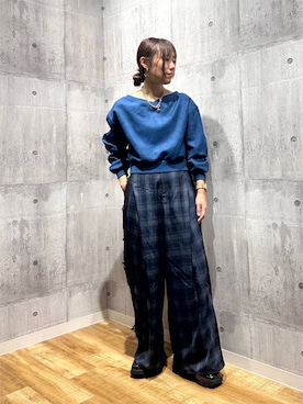 「アイテム（ブーツ）」を使った、がんちゃんさん（レディース・156cm・30代）の秋コーディネート