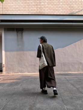 「アイテム（スタジャン）」を使った、jayさん（メンズ・185cm）の春コーディネート