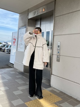 「新星WEARISTAにエントリー」｜てらさんさん（レディース・157cm）の冬コーディネート