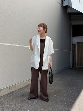 「CIAOPANIC TYPY（チャオパニックティピー）のアイテム（アクセサリー）」を使った、てらさんさん（レディース・158cm）の春コーディネート