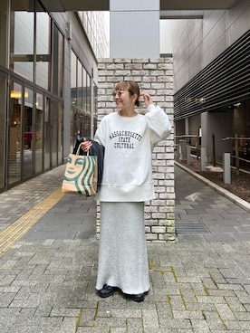 「ラメ」｜「アイテム（ブルゾン）」を使った、てらさんさん（レディース・158cm）の秋コーディネート