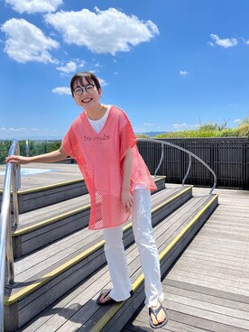 てらさんさん（レディース・157cm）の夏コーディネート