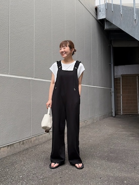 「CIAOPANIC TYPY（チャオパニックティピー）のアイテム（バッグ）」を使った、てらさんさん（レディース・158cm）の夏コーディネート