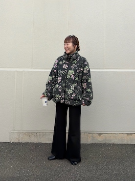 「CIAOPANIC TYPY（チャオパニックティピー）のアイテム（ジャケット/アウター）」を使った、てらさんさん（レディース・158cm）の秋コーディネート