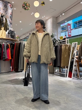 てらさんさん(レディース・158cm)の冬コーディネート