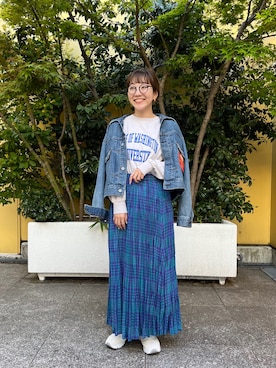 てらさんさん（レディース・157cm）の春コーディネート