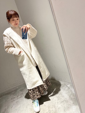 てらさんさん（レディース・157cm）の冬コーディネート