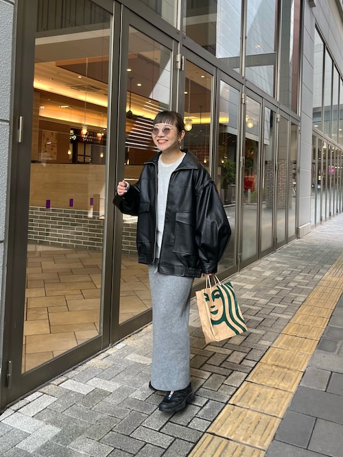 CIAOPANIC TYPY 黒 ライダースジャケット CIAOPANIC TYPY レザージャケット ライダース フェイクレザー