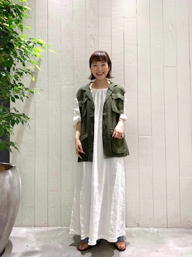 てらさんさん(レディース・157cm)の夏コーディネート