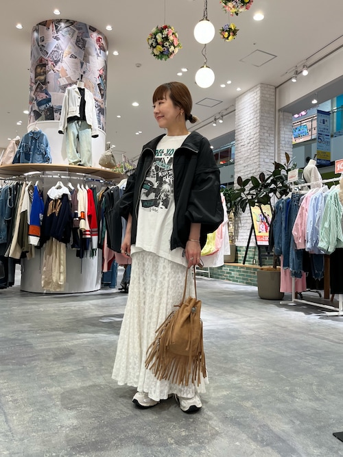 セール】【2025年S/S新作】コンチョボタンスウェードフリンジ巾着BAG