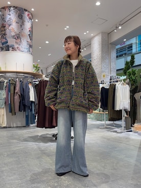 「CIAOPANIC TYPY（チャオパニックティピー）のアイテム（ジャケット/アウター）」を使った、てらさんさん（レディース・158cm）の秋コーディネート