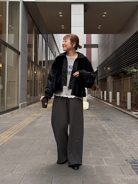 てらさんさん（レディース・158cm）の冬コーディネート