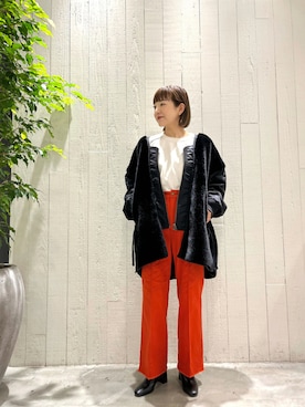 てらさんさん（レディース・157cm）の秋コーディネート