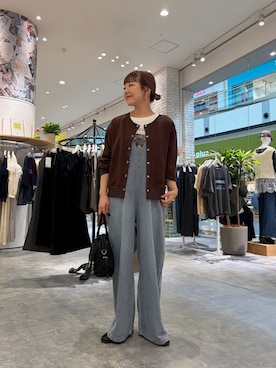 「CIAOPANIC TYPY（チャオパニックティピー）のアイテム（バッグ）」を使った、てらさんさん（レディース・158cm）の夏コーディネート