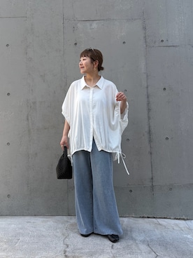 「CIAOPANIC TYPY（チャオパニックティピー）のアイテム（パンツ）」を使った、てらさんさん（レディース・158cm）の春コーディネート