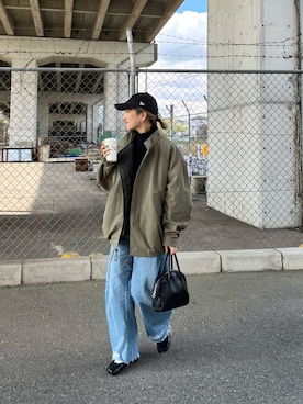 「M65」｜てらさんさん（レディース・157cm）の秋コーディネート