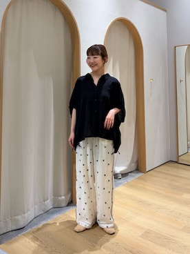 「CIAOPANIC TYPY（チャオパニックティピー）のアイテム（アクセサリー）」を使った、てらさんさん（レディース・158cm）の夏コーディネート
