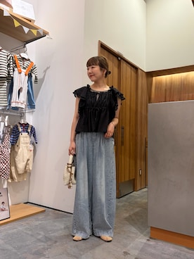「CIAOPANIC TYPY（チャオパニックティピー）のアイテム（アクセサリー）」を使った、てらさんさん（レディース・158cm）の夏コーディネート