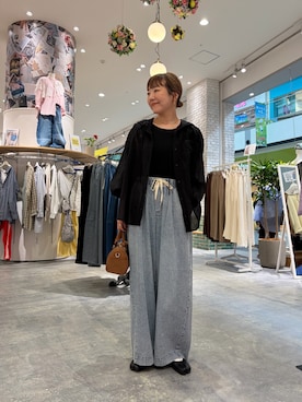 「CIAOPANIC TYPY（チャオパニックティピー）のアイテム（パンツ）」を使った、てらさんさん（レディース・158cm）の春コーディネート