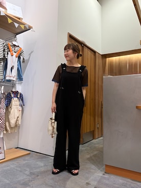 「CIAOPANIC TYPY（チャオパニックティピー）のアイテム（アクセサリー）」を使った、てらさんさん（レディース・158cm）の夏コーディネート