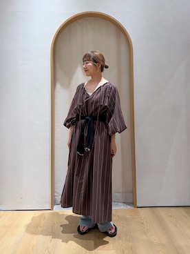 「CIAOPANIC TYPY（チャオパニックティピー）のアイテム（アクセサリー）」を使った、てらさんさん（レディース・158cm）の夏コーディネート