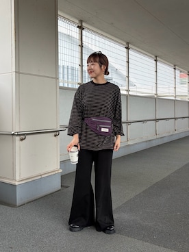 「CIAOPANIC TYPY（チャオパニックティピー）のアイテム（トップス）」を使った、てらさんさん（レディース・158cm）の秋コーディネート