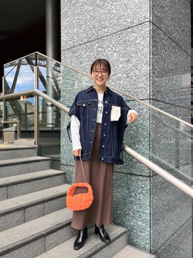 てらさんさん（レディース・157cm）の秋コーディネート