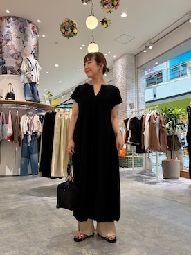 「CIAOPANIC TYPY（チャオパニックティピー）のアイテム（アクセサリー）」を使った、てらさんさん（レディース・158cm）の夏コーディネート