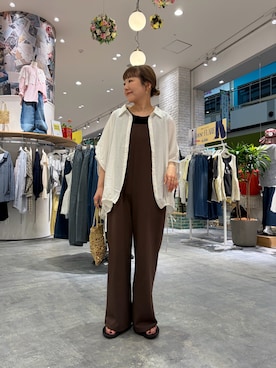 てらさんさん(レディース・158cm)の春コーディネート