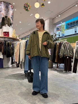 「サイドゴアブーツ」｜てらさんさん（レディース・158cm）の秋コーディネート