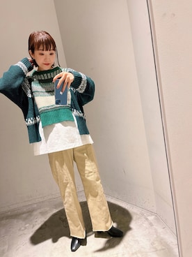 てらさんさん（レディース・157cm）の秋コーディネート