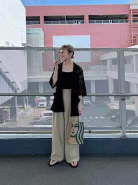 てらさんさん(レディース・158cm)の夏コーディネート