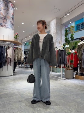 「CIAOPANIC TYPY（チャオパニックティピー）のアイテム」を使った、てらさんさん（レディース・158cm）の秋コーディネート