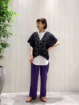 てらさんさん（レディース・157cm）の夏コーディネート