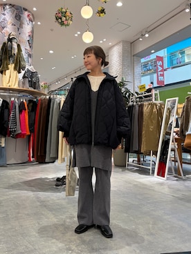 てらさんさん（レディース・158cm）の冬コーディネート