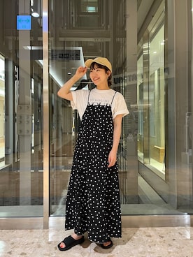 てらさんさん(レディース・157cm)の夏コーディネート
