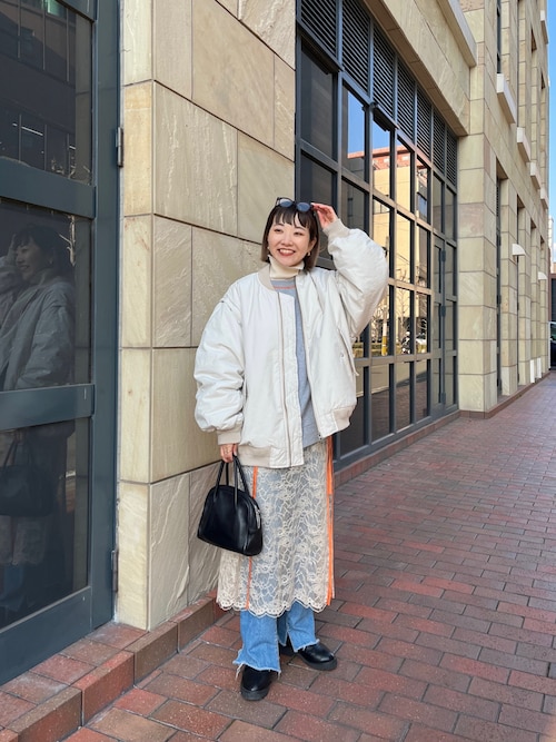 CIAOPANIC TYPY ユニセックス 2WAYボリュームスリーブ MA-1 CIAOPANIC 