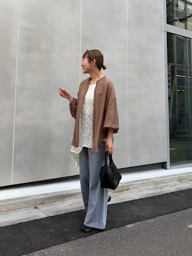 「CIAOPANIC TYPY（チャオパニックティピー）のアイテム（アクセサリー）」を使った、てらさんさん（レディース・158cm）の春コーディネート