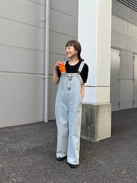 「アイテム（ニット/セーター）」を使った、てらさんさん（レディース・158cm）の夏コーディネート