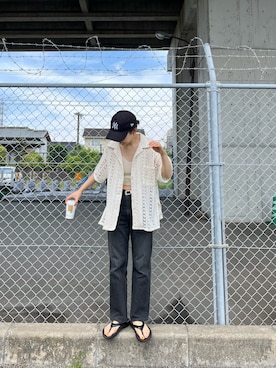 「AURALEE（オーラリー）のアイテム」を使った、てらさんさん（レディース・157cm）の春コーディネート