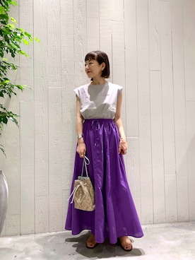 てらさんさん(レディース・157cm)の夏コーディネート