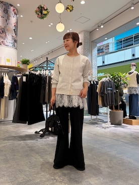 「CIAOPANIC TYPY（チャオパニックティピー）のアイテム（パンツ）」を使った、てらさんさん（レディース・158cm）の夏コーディネート