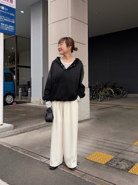 てらさんさん（レディース・158cm）の冬コーディネート