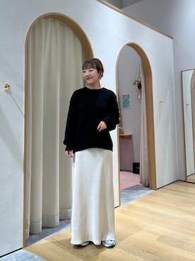 「CIAOPANIC TYPY（チャオパニックティピー）のアイテム（ニット/セーター）」を使った、てらさんさん（レディース・158cm）の秋コーディネート