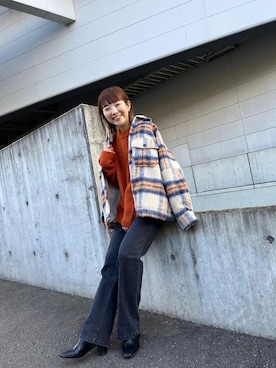 てらさんさん（レディース・157cm）の冬コーディネート