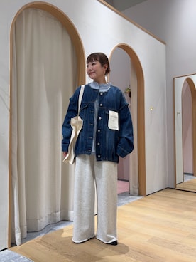 てらさんさん(レディース・158cm)の春コーディネート