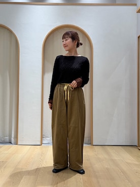 「CIAOPANIC TYPY（チャオパニックティピー）のアイテム（パンツ）」を使った、てらさんさん（レディース・158cm）の夏コーディネート